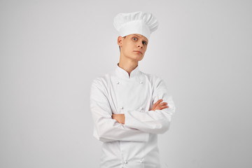 cook on a light background