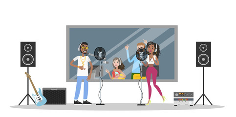 Sound recording studio