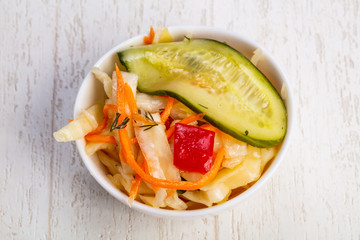 Tasty cabbage salad