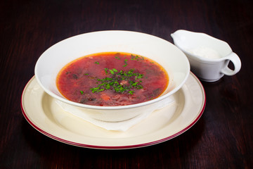 Russian soup Borscht