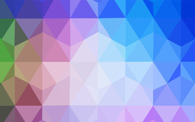 Light Blue, Red vector abstract mosaic pattern.