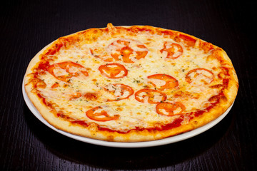 Delicious margarita pizza