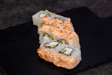 Japanese roll with prawn