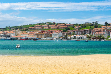 Fototapeta premium Village on the coast