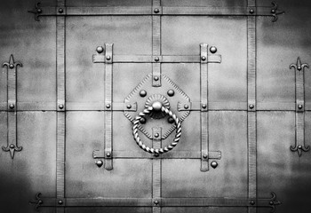 Forged door knocker