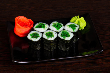 Vegan roll with chukka