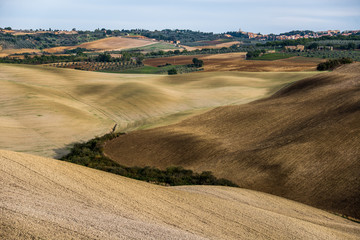 Fototapeta na wymiar Valeys in Tuscany.