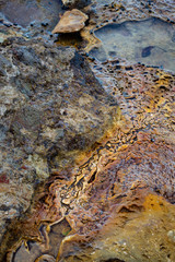 Volcano surface texture