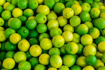 Green and yellow limes