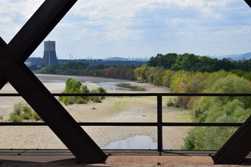 Rhein bei Niedrigwasser