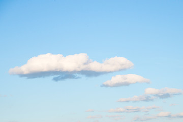Clouds on the blue sky