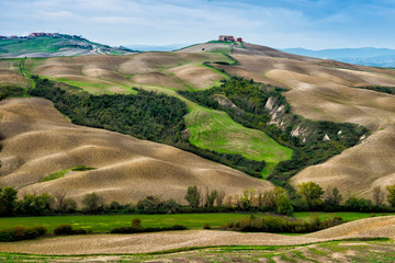 Farm on top of the hill. © DenisaV