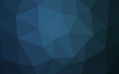 Light BLUE vector triangle mosaic texture.