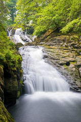 Fototapeta na wymiar Swallow Falls water fall North Wales