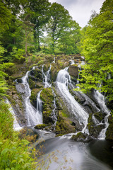 Fototapeta na wymiar Swallow Falls water fall North Wales