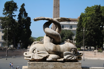 Piazza del Popolo in Rome, Italy  © ClaraNila