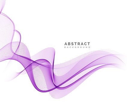 Abstract Vector Background, Purple Wavy