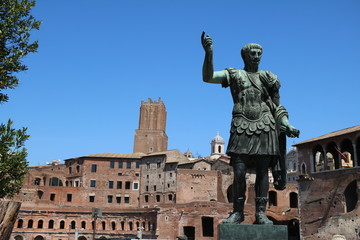 Fototapeta na wymiar Gaius Iulius Caesar in Rome, Italy