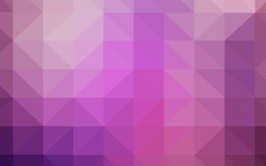 Light Purple, Pink vector triangle mosaic texture.