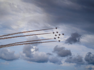 Red Arrows at Scotland National Airshow 2018