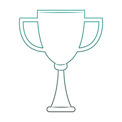 Trophy cup symbol vector illustration graphic design