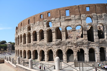 Fototapeta premium The Amphitheatrum Novum in Rome, Italy