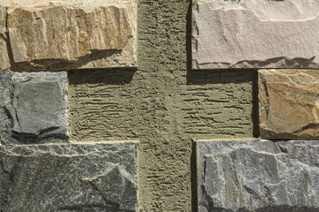 Work with decorative design of external walls