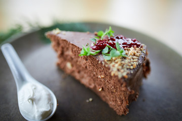 A Piece Of Chocolate Cake