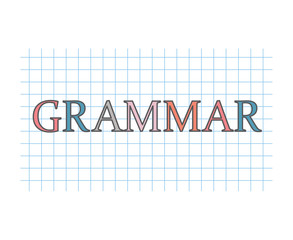 grammar concept- vector illustration