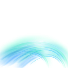 Abstract blue wave background