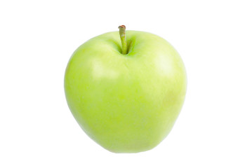 Green apple isplated on white background.