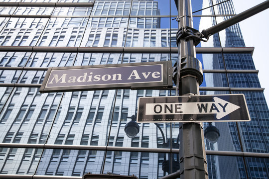 Street sign of Madison avenue in New York City, USA
Photo Taken On: August 17, 2015