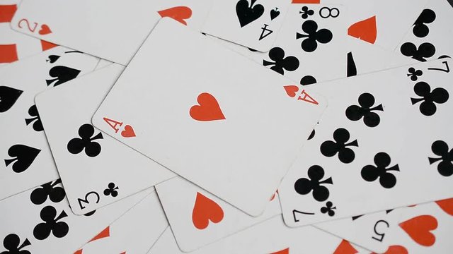 playing cards background, ace of hearts, casino abstract