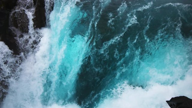 Blue Waterfall ICELAND (RED Cinema)