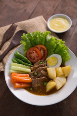 selat solo. javanese traditional food