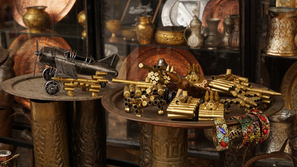 Art made out of bullet ammo on a market in Sarajevo, Bosnia and Herzegovina.
