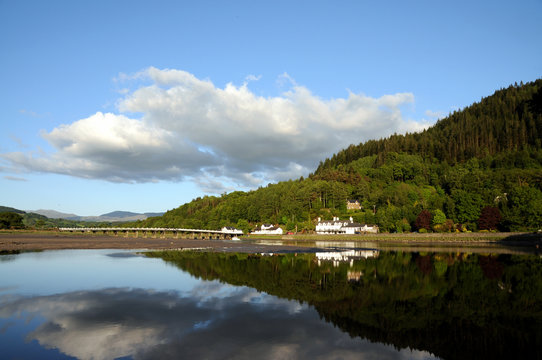 Penmaenpool Near Dolgellau In Snowdonia, North Wales.