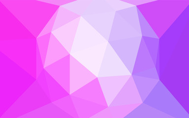 Light Purple, Pink vector polygonal pattern.