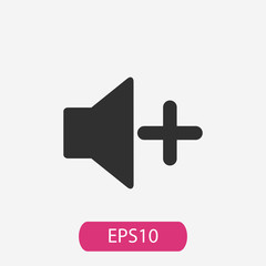 Obraz premium Volume Vector Icon