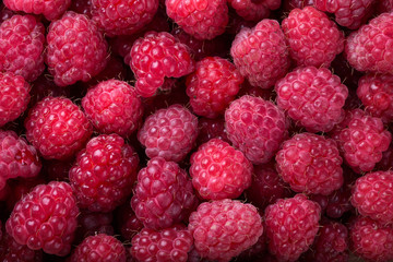 Ripe raspberry background