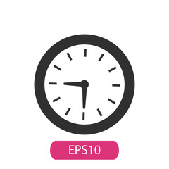 Clock vector icon