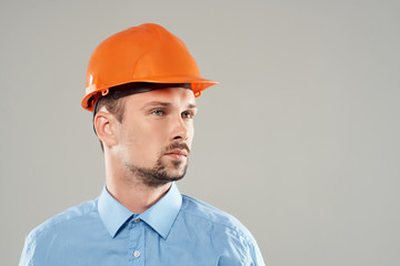 male builder in hard hat