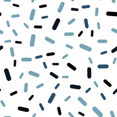 Light BLUE vector seamless layout with flat lines.