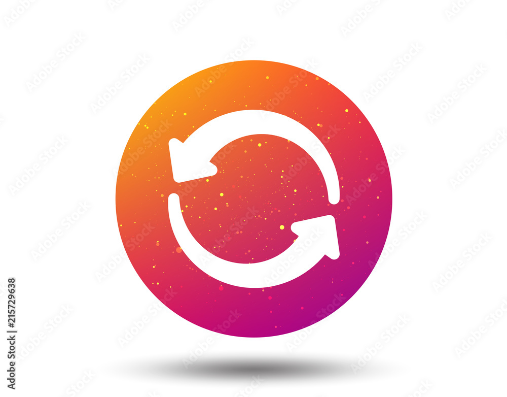 Poster update icon. refresh or repeat sign.