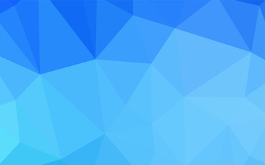 Light Blue, Yellow vector low poly cover.