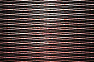 Panel with circles, dots, points of different shades of Golden color. Halftone effect. Digital gradient. Luxury background. 