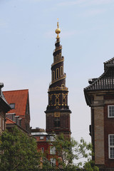 Obraz premium Kopenhagen Erlöserkirche Christiania Wendltreppe außen