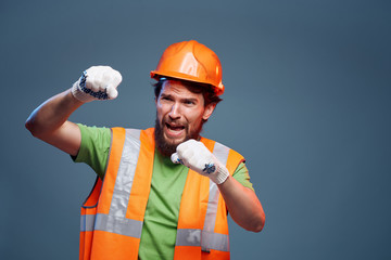 builder in helmet