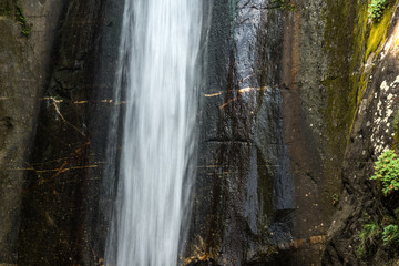 Landscape of Smolare waterfall cascade in Belasica Mountain, Novo Selo, Republic of Macedonia