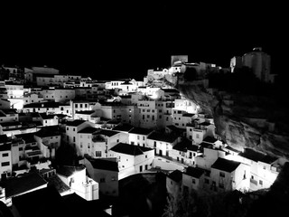 Setenil de las Bodegas. Beautiful village of Cadiz. Andalusia. Spain